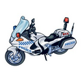 Police Motorcycle Temporary Tattoo